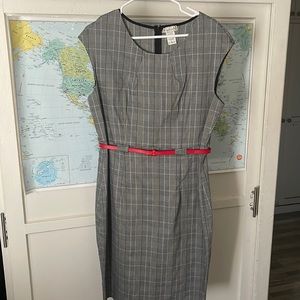Plaid A-Line Dress